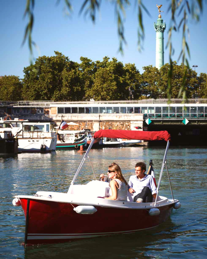 Parisians on a bateau