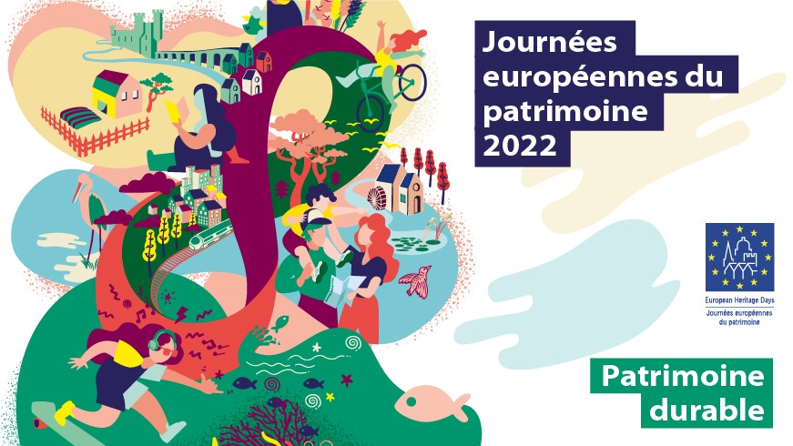 Affiche des Journées européenes du Patrimoine 2022