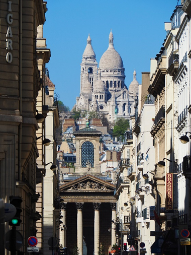 Paysage de la Basilique du Sacré Cœur de Montmartre